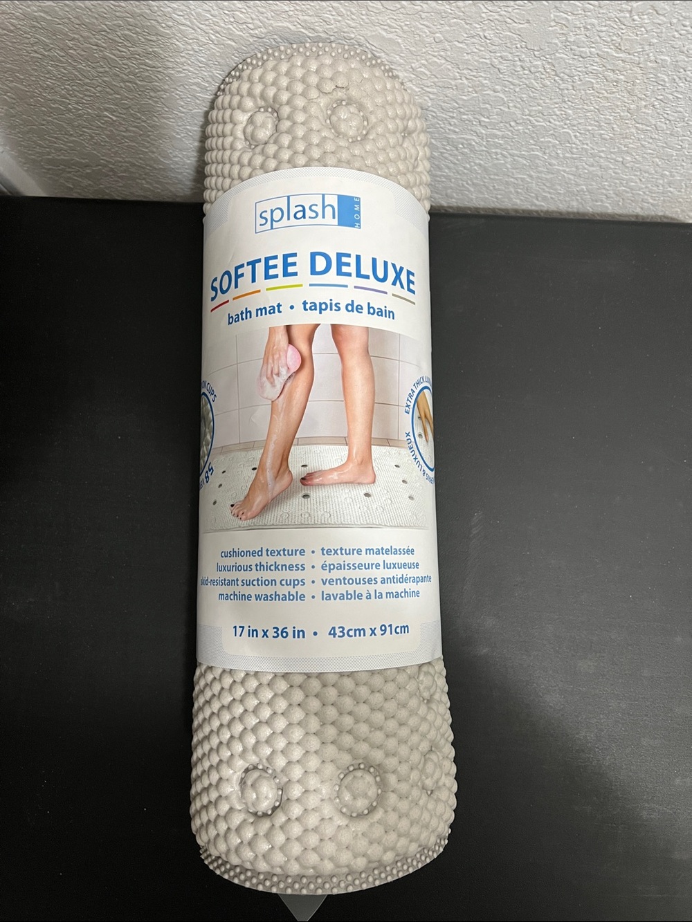 Splash Softee Deluxe Bath Mat 17’ x 36’
